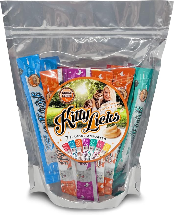 Rena's Recipe Kitty Licks Varieties (Chicken and Tuna) (28 Tubes)