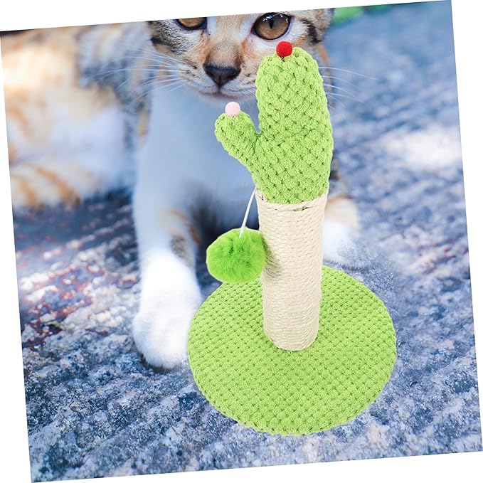 Cactus Shape Cat Scratching Post Vertical Cat Climber with Wear Resistant Material Safe Indoor Plaything for Kittens Promotes Health and Exercise Stylish Design for Home Decor