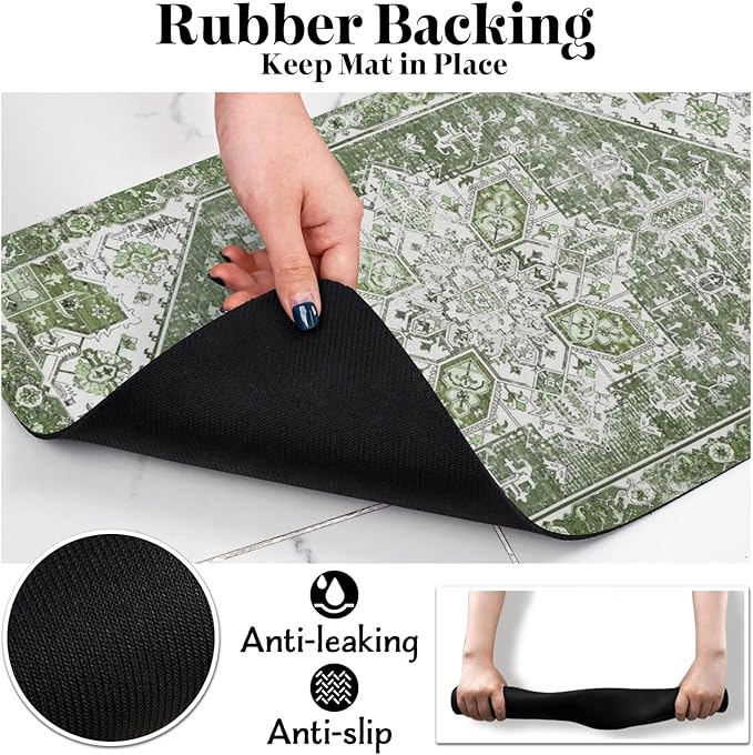 Dog Food Mats for Floors, Absorbent Dog Bowl Mat for Food and Water Dispenser Mat, Quick Dry Cat Food Mat Pet Supplies