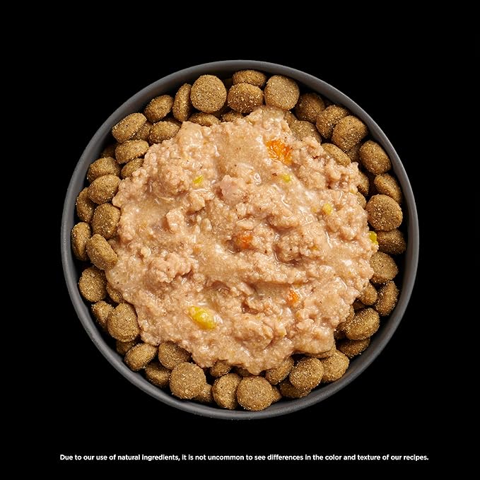 Go! Solutions Tranquility Chicken, Salmon + Duck Stew Gravy Topper for Dry Food with Broth, Healthy Wet Dog Treat to Support a Happy Mood, for Puppies, Adults, & Seniors, 2.8 oz Pouch (12 Pack)