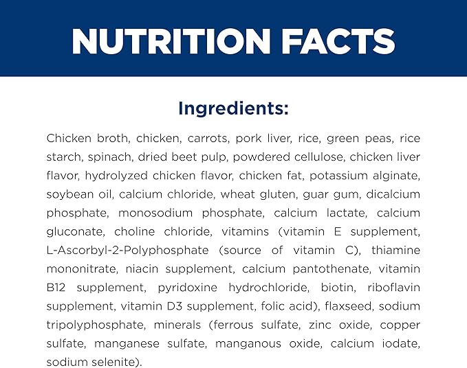 Hill's Science Diet Healthy Cuisine, Senior Adult 7+, Senior Premium Nutrition, Wet Dog Food, Roasted Chicken, Carrots & Spinach Stew, 12.5 oz Can, Case of 12