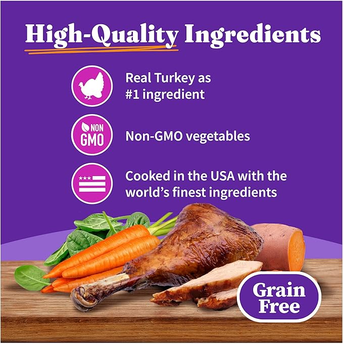 Halo Spot's Pate Grain Free Turkey and Duck Food, 8.25 lb./5.5 oz.