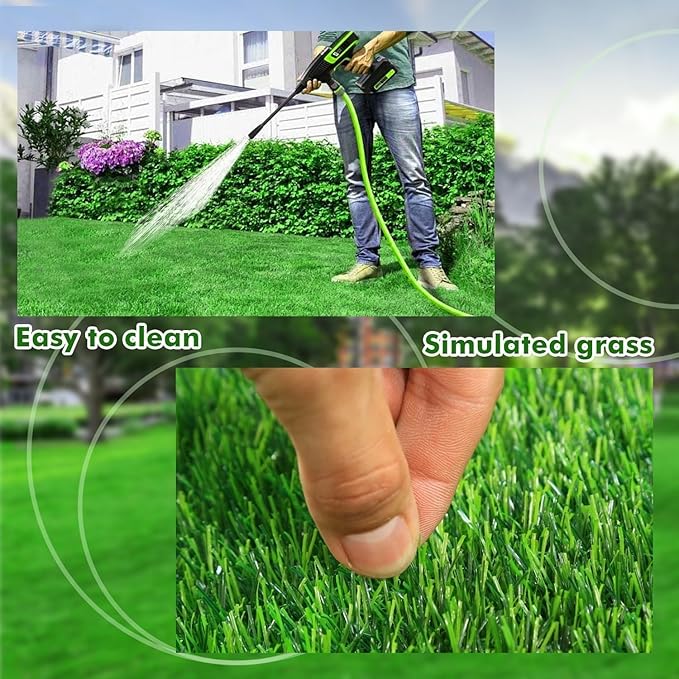 Artificial Grass Rug Turf for Dogs Indoor Outdoor Fake Grass for Dogs Potty Training Area Patio Lawn Decoration (118 x 39 Inch (Pack of 1))