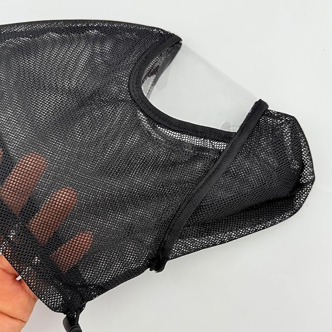 Soft Dog Muzzle,Mesh Adjustable Pet Supplies | Barkless Training Dogs Mouth Muzzle | for Small Medium Large Puppy Home Travel Walking Outdoor Camping Vet Visit