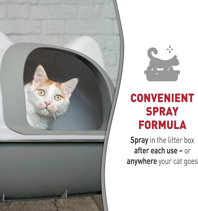 Nature's Miracle Litter Box Odor Destroyer, 24 Ounces, Eliminates Feces, Urine and Ammonia Odors from Cat Litter Box