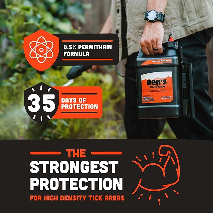 Ben's - Tick Fence Backyard Tick Control Spray - 2 Pack