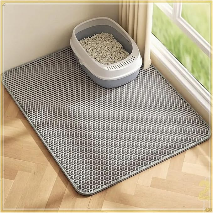 1pcs Cat Litter Mat Pet Double-Layer Easy to Clean