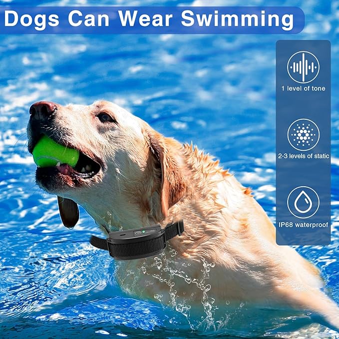 Indoor Pet Barrier for Dogs, Wireless Indoor Electric Fence, Pet Gate, Keeps Areas Off Limits, Dog Fence Waterproof/Rechargeable Training Collar (Wired for 2 Dogs System)