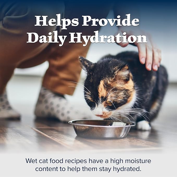 Blue Buffalo Wilderness Wild Delights Meaty Morsels Wet Cat Food,High-Protein & Grain-Free,Made with Natural Ingredients,Chicken & Turkey Recipe in Tasty Gravy,3-oz. Cans,(Pack of 48)