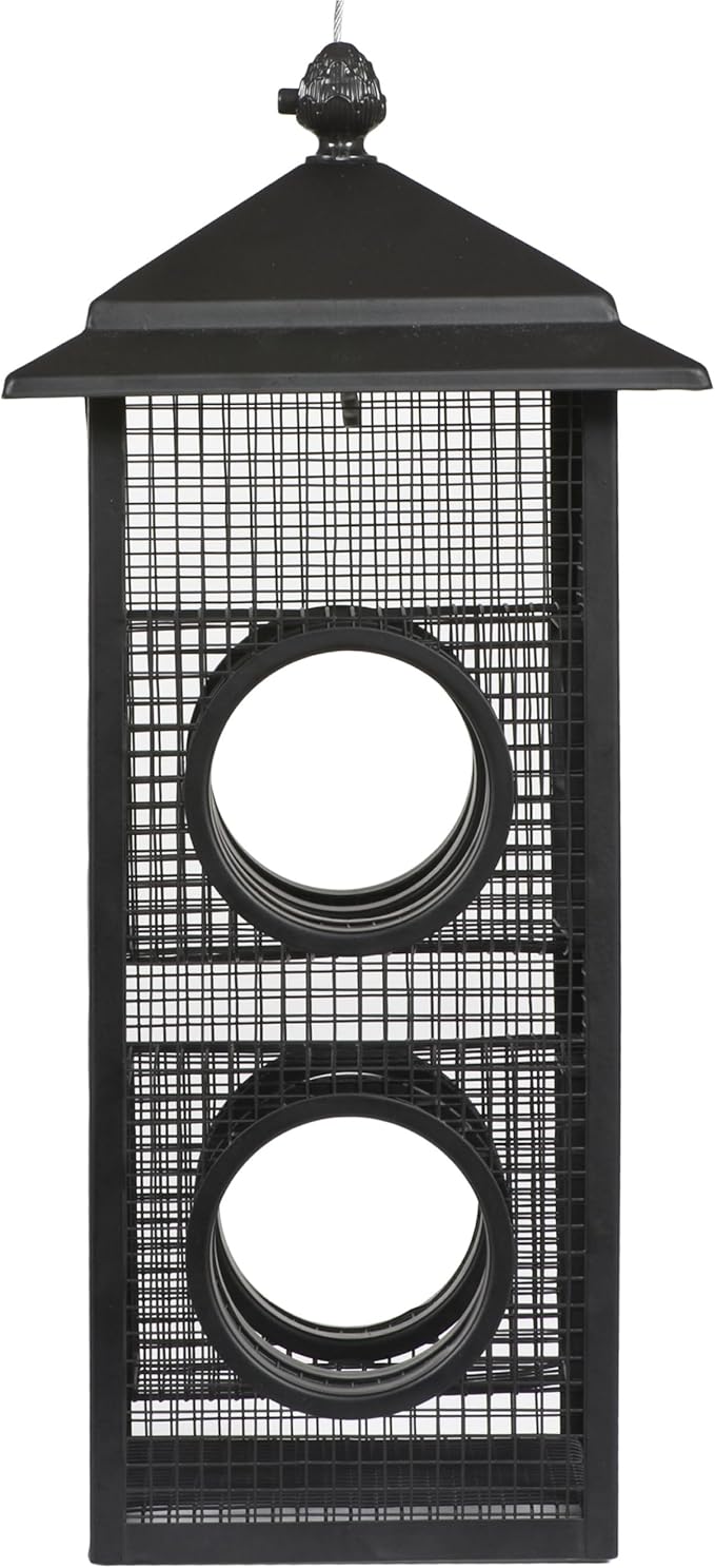 Perky-Pet Fly-Thru Wild Bird Feeder - 2 lb Capacity for Black-Oil Sunflower Seeds - Wild Bird Feeder for Outdoors - Outdoor Decor - B00303