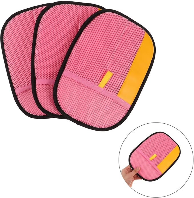 Toyvian 3pcs Pet Hair Removal Gloves Electrostatic Grooming Mitt for Cats Dogs Rose Pink Reusable Hair Shedding Remover Gloves for Pet Cleaning and Bathing