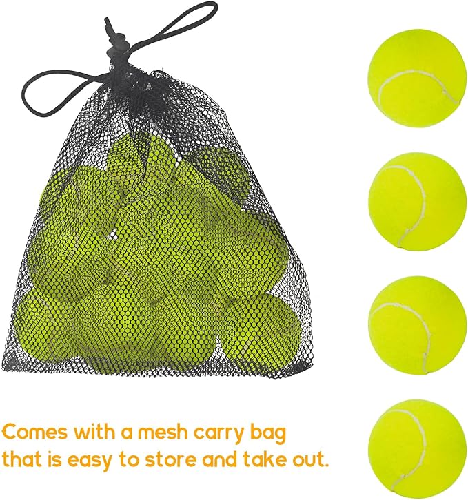 2 inch Dog Training Tennis Balls, 16 Pack Pet Mini Tennis Balls for Small Medium Dogs Fetching Training Exercise