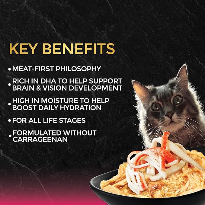 Fussie Cat Premium Tuna with Oceanfish in Gravy Wet Cat Food - 2.82oz Cans - Case of 24 Cans (Tuna with Ocean Fish in Gravy)