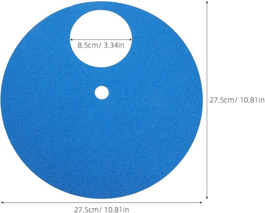 4pcs Dog Nail Care Replacement Sandpaper Pads, Adhesive Grit Sandpaper for Pet Scratch Boards, Cat Claw File, Trim & Grooming Supplies Blue