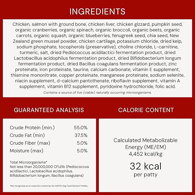 Stella & Chewy's Freeze Dried Raw Dinner Patties – Crafted for Puppies – Grain Free, Protein Rich Perfectly Puppy Chicken & Salmon Recipe – 14 oz Bag