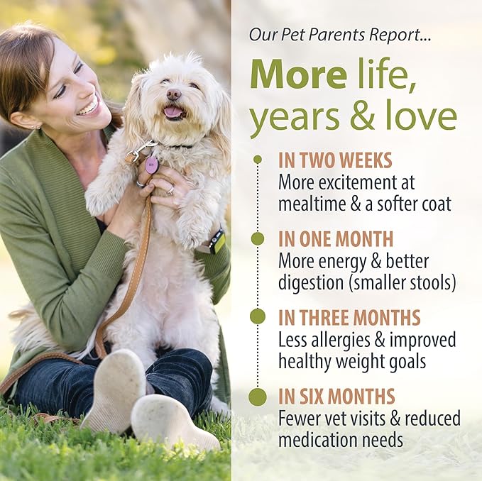 Just Food for Dogs Nutrient Blend, Vitamins and Supplements for Homemade Dog Food, Turkey and Whole Wheat Macacroni, DIY Fresh Pet Meals and Toppers, Human Grade Quality, 4.55oz