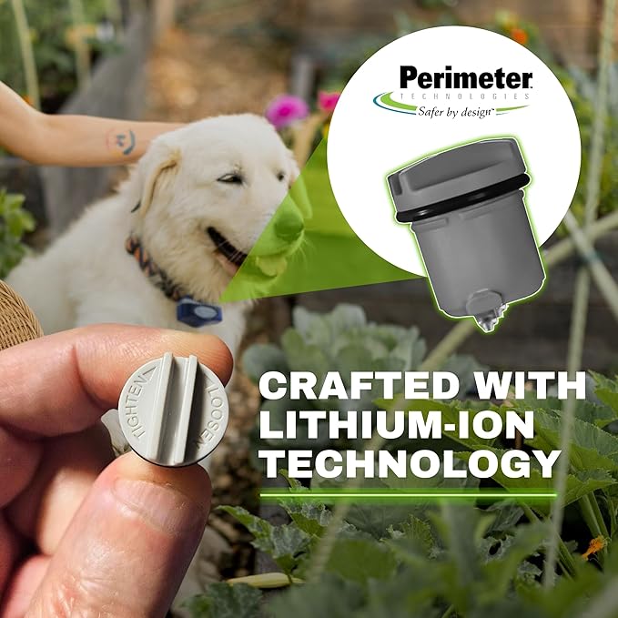 Perimeter Technologies Invisible Fence Collar Battery - Brand Compatible - Includes eOutletDeals Pet Towel (8 Pack)