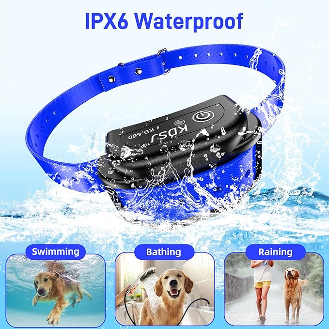 Electric Fence for Dogs, Rechargeable Underground Dog Fence System with 656Ft Boundary Wire, In Ground Dog Fence with 2 Waterproof Collar Receivers, Pet Containment for Outdoor Yard Training