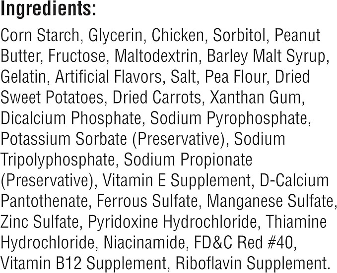 SmartBones SmartSticks with Real Peanut Butter 12 Count, Rawhide-Free Chews for Dogs (Pack of 2)