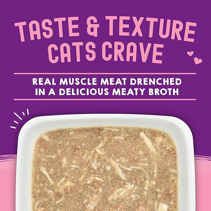 Stella & Chewy's Carnivore Cravings Wet Cat Food - Premium Pouches - Grain Free, High Protein Chicken & Salmon - Perfect For Picky Eaters - Complete Meal or Topper (2.8 oz, 24 Pack)
