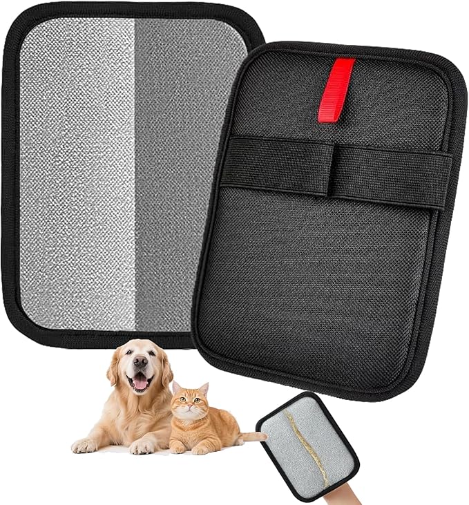 Pet Dog Hair Remover, Electrostatic Pet Hair Removal Glove, Pet Hair Removal Tool, 2025 Newly Upgraded Pet Animal Fur Removal Tool for Bed Sheets, Blankets, Sofas - 1 Piece