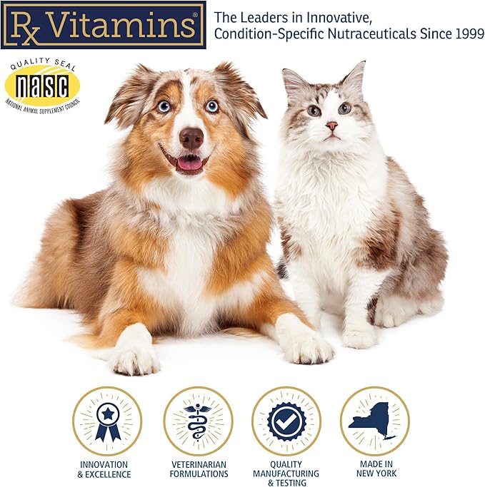 Rx Vitamins Onco Support - Dog & Cat Immune Support Supplement with Milk Thistle, Spirulina, Kelp Powder - Aids in Gut Health and Digestive Support - 300g