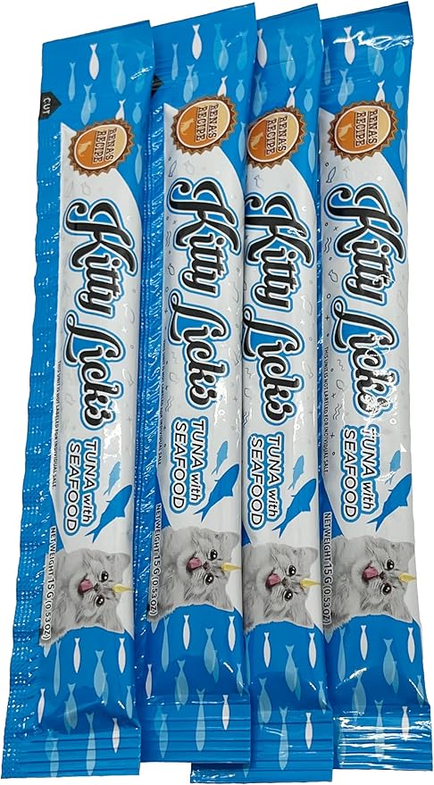 Rena's Recipe Kitty Licks Tuna Barrel (60 Tubes)