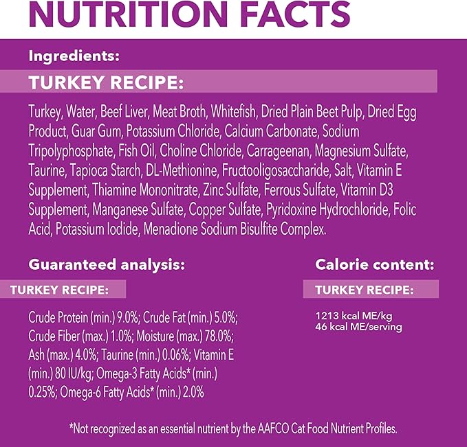 IAMS Perfect Portions Sensitive Digestion & Skin Adult Wet Cat Food Pate, Turkey Recipe, 2.6 oz. Easy Peel Twin-Pack Trays (24 Count, 48 Servings) (Pack of 2)