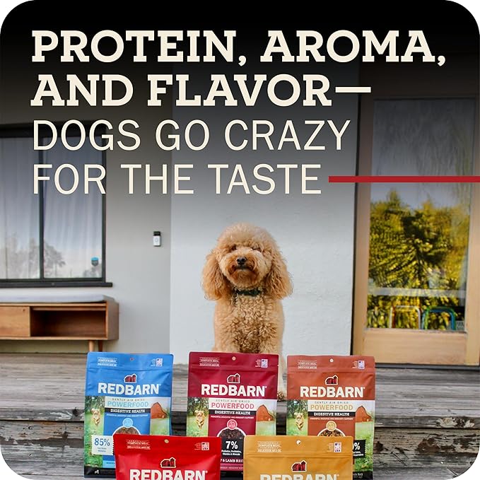 Redbarn Powerfood Air Dried Puppy Food - 93% Chicken & Chicken Organs - High Protein Non-GMO Dry Recipe to Support Healthy Growth, Development, Immunity & Digestive Health for All Breeds - 2.5 oz