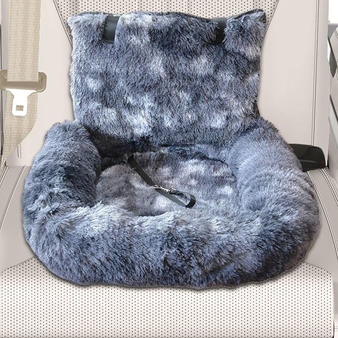 Dog Car Seat | Large Cat Car Seat Travel Cushion - Detachable Cushion Pet Supplies for Travel Road Trip Camping Vet Visit Daily Commuting Vacations Adventures