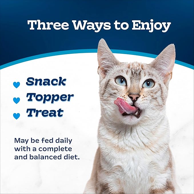 Blue Buffalo Tastefuls Purées Natural Adult Cat Food Complement with Just 5 Ingredients, Beef, 3-oz Resealable Pouch, 12-ct Multipack