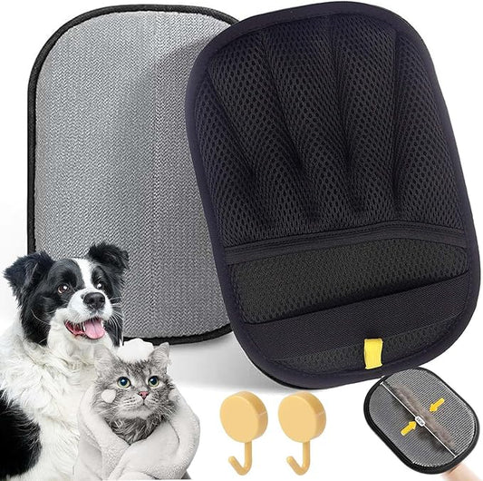 Upgrade Electrostatic Gloves Pet Hair, Reusable Pet Hair Remover Electrostatic Gloves, Pet Hair Remover Mitt with Static Charge for Dogs & Cats, for Furniture, Clothes, Bedding (1PC,C)