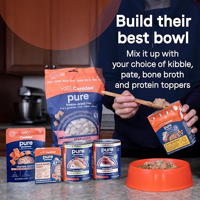 Canidae Pure Protein Topper Variety Pack, 3 oz. (Case of 12)