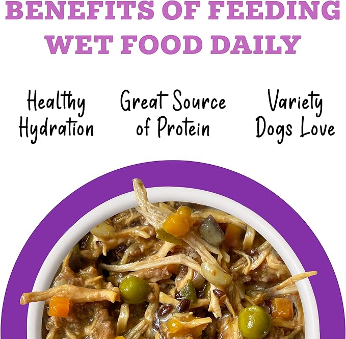 Weruva Awesome Everything Wet Dog Food, Beef and Red Rice Recipe with Veggies in Broth, 6oz Can, Pack of 8