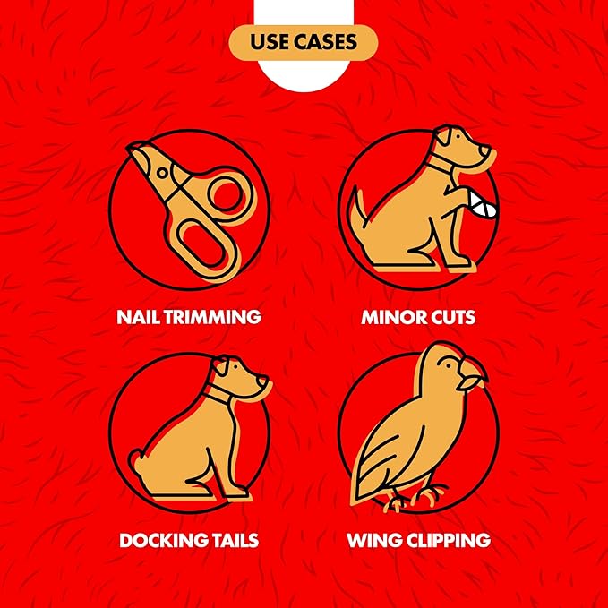 Miracle Care Kwik Stop Styptic Powder for Dogs, Cats and Birds, 6 Ounce, Fast-Acting Blood Stop Powder with Pain Relieving Benzocaine