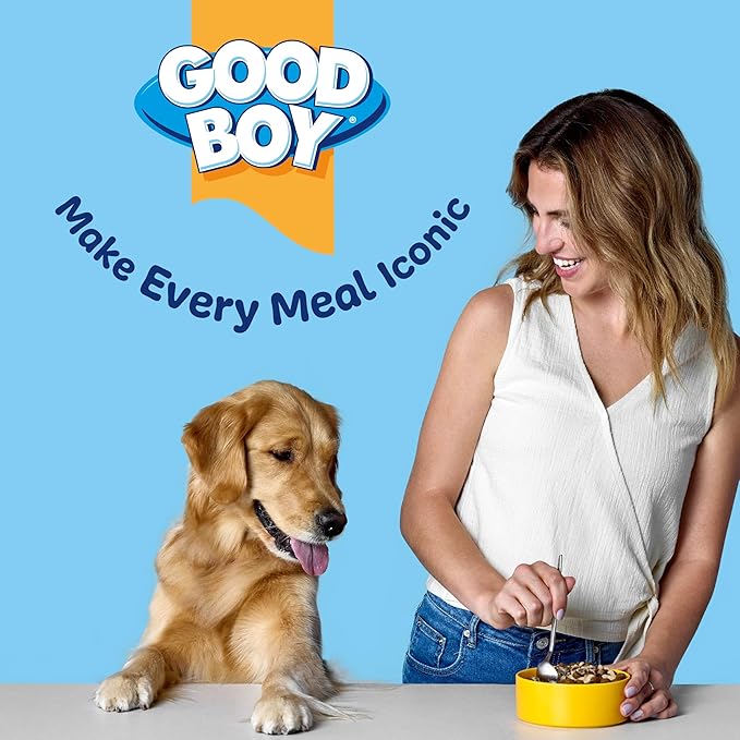 GOOD BOY Carnivore’s Delight Protein Purees Dog Food Mixers for All Adult Dogs, 10 Count, Easy Single-Serve Triple Flavor Topper Treats with Duck, Beef and Rabbit (Pack of 2)