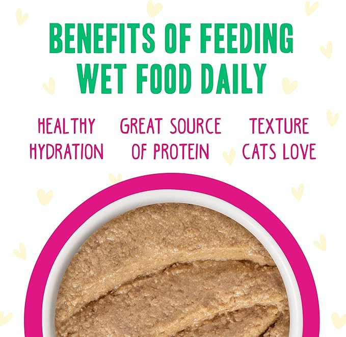 Weruva B.F.F. Play - Best Feline Friend Paté Lovers, Aw Yeah!, Chicken, Duck & Turkey Take a Chance with Chicken, Duck & Turkey, 2.8oz Can (Pack of 12)