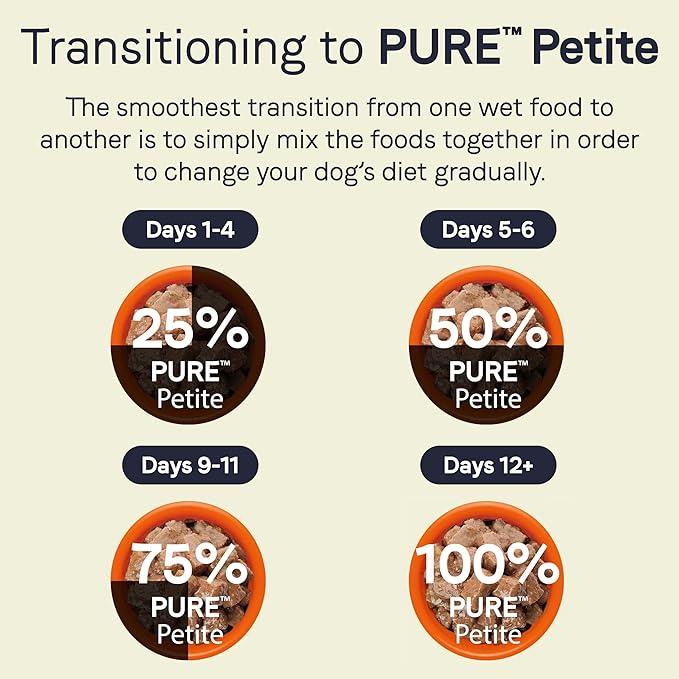 Canidae Pure Petite Premium Wet Dog Food for Small Breeds, Minced with Beef & Carrots, 3.5 oz, (Case of 12) Grain Free
