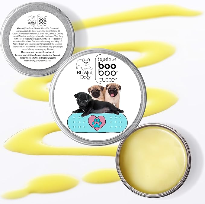 The Blissful Dog BB-PUG-16OZ Pug Boo Butter, 16 oz.