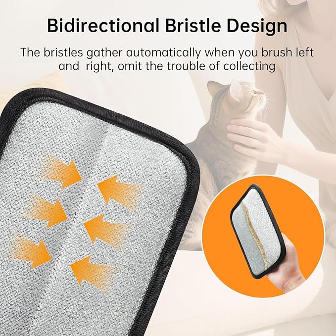 Pet Dog Hair Remover, Electrostatic Pet Hair Removal Glove, Pet Hair Removal Tool, 2025 Newly Upgraded Pet Animal Fur Removal Tool for Bed Sheets, Blankets, Sofas - 1 Piece