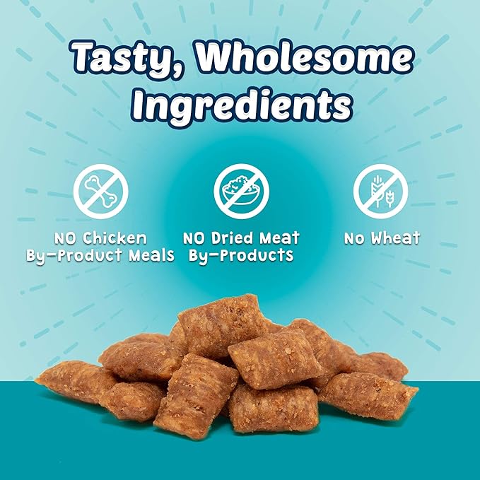 Blue Buffalo Bursts Crunchy Cat Treats, Seafood 5-oz Bag (Pack of 4)