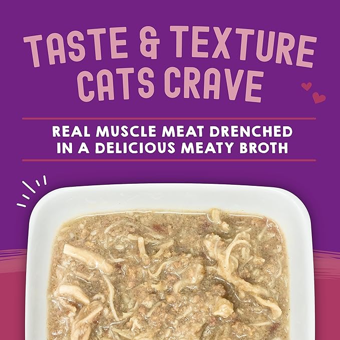 Stella & Chewy's Carnivore Cravings Wet Cat Food - Premium Pouches - Grain Free, High Protein Chicken & Tuna - Perfect For Picky Eaters - Complete Meal or Topper (2.8 oz, 24 Pack)