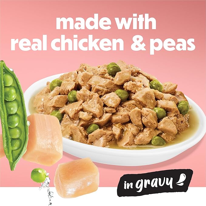 Purina Beneful with Real Chicken and Peas in Gravy Wet Dog Food - 5.5 oz Can (Pack of 12)