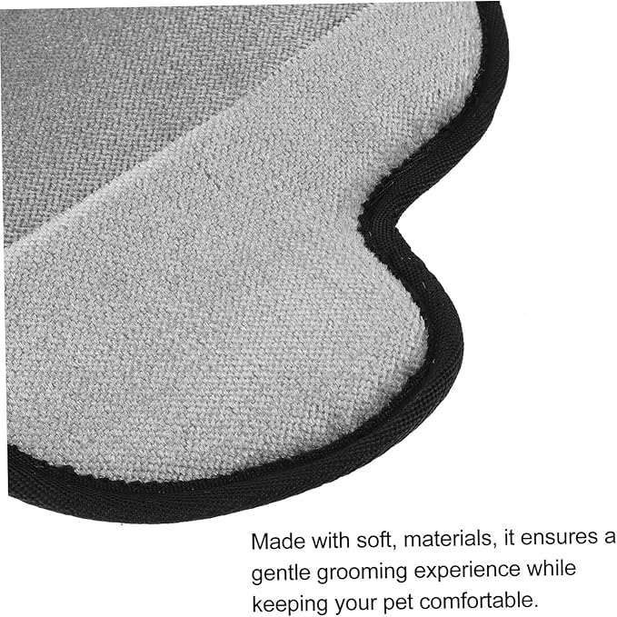 NUOBESTY 2pcs Reusable Double-Sided Pet Hair Removal Mitt Electrostatic Grooming Gloves for Cats Dogs Gentle Skin-Friendly Design for Furniture Carpet Car Seats Ergonomic Soft Material