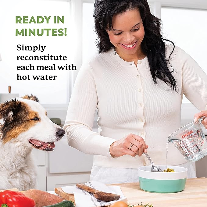Dr. Harvey's Beef & Garden Veggies Dog Food, Human Grade Whole-Grain Dehydrated Dog Food with Freeze-Dried Beef (5 Pounds)