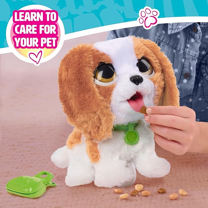furReal Poop-a-Lots Cavalier King Charles Spaniel, Interactive Toy, for Boys and Girls, Ages 4 and Up, Kids Toys for Ages 4 Up by Just Play