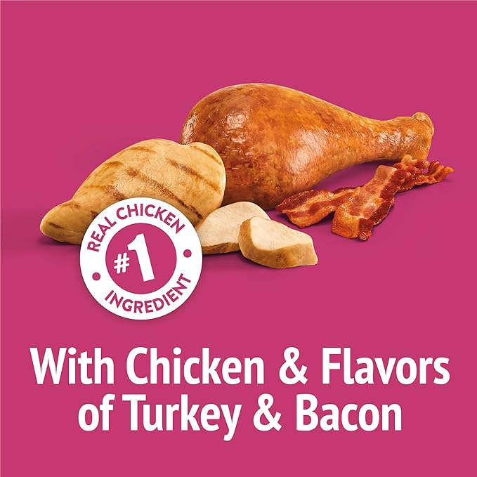 Purina Friskies Cat Treats, Party Mix California Crunch With Chicken - (Pack of 6) 6 oz. Pouches