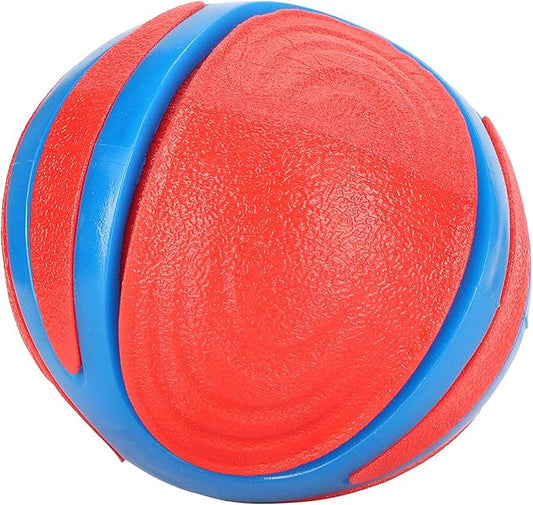 Puppy Chew Toy Solid Dog Balls, 3.5 Inch Bite Trainer Ball - Durable Flexibility, Interactive Pet Chewing Supplies for Anxiety Relief