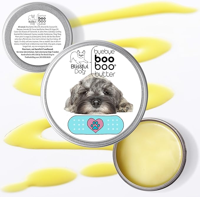 The Blissful Dog BB-SCHNAUZER-16OZ Schnauzer Boo Butter, 16 oz.
