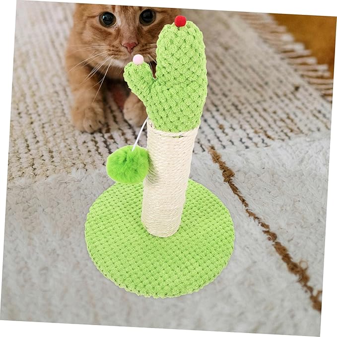 Cactus Shape Cat Scratching Post Vertical Cat Climber with Wear Resistant Material Safe Indoor Plaything for Kittens Promotes Health and Exercise Stylish Design for Home Decor